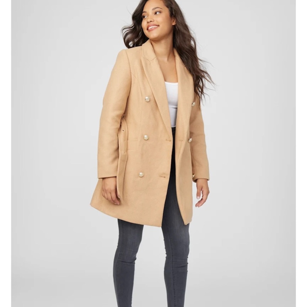Guess Caía Coat Milky Caramel